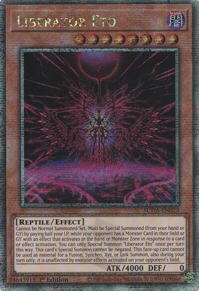 Liberator Eto (Quarter Century Secret Rare) [SUDA-EN023-QCSR]