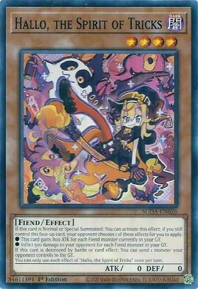 Hallo, the Spirit of Tricks (Common) [SUDA-EN026-C]