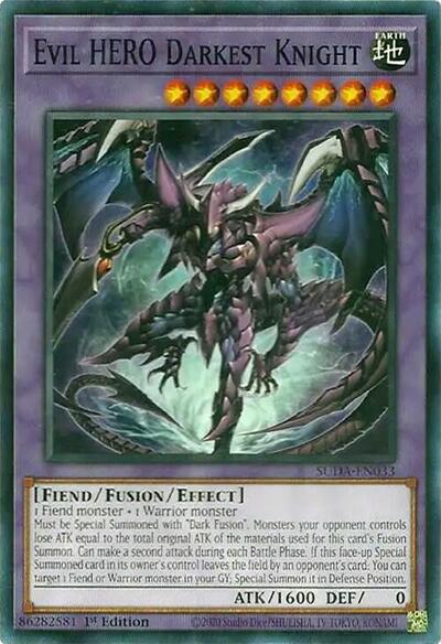 Evil HERO Darkest Knight (Common) [SUDA-EN033-C]