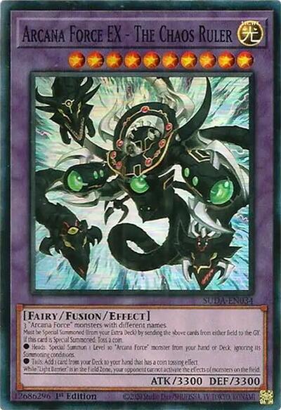 Arcana Force EX - The Chaos Ruler (Super Rare) [SUDA-EN034-SuR]