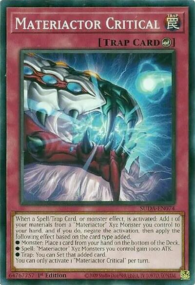 Materiactor Critical (Common) [SUDA-EN074-C]