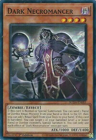Dark Necromancer (Super Rare) [SUDA-EN081-SuR]