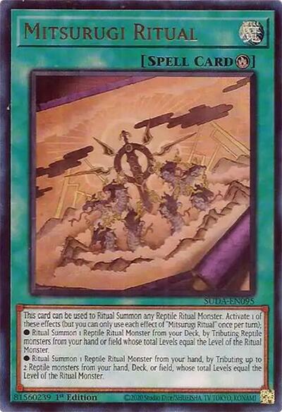Mitsurugi Ritual (Ultra Rare) [SUDA-EN095-UR]