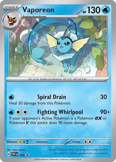 Vaporeon - 168 (Promo) [SVP-168-PROMO]
