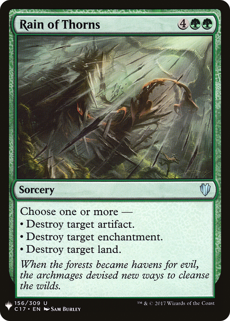Rain of Thorns [PLST-C17-156]