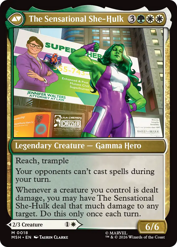 Jennifer Walters // The Sensational She-Hulk [MSH-18]