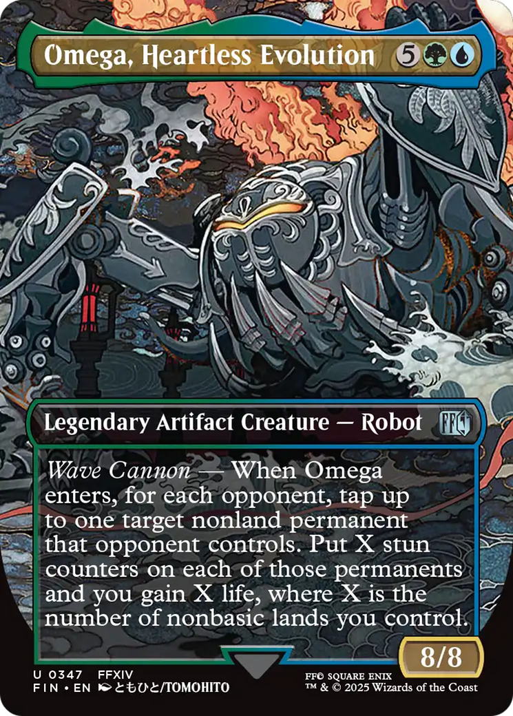 Omega, Heartless Evolution - Borderless - Full Art [FIN-347]