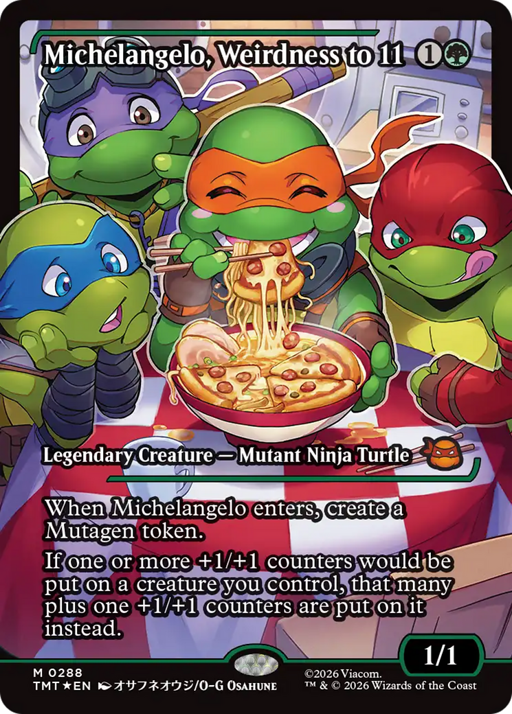 Michelangelo, Weirdness to 11 [TMT-288]