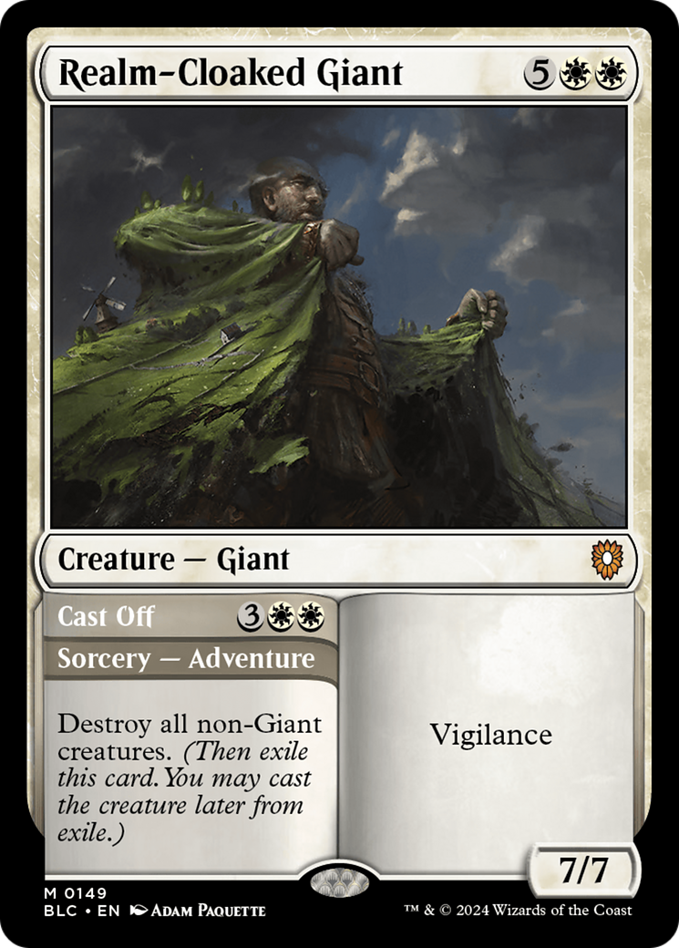 Realm-Cloaked Giant // Cast Off [BLC-149]