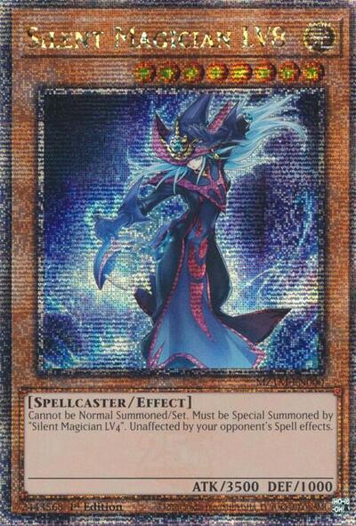 Silent Magician LV8 (Quarter Century Secret Rare) [MZTM-EN000-QCSR]