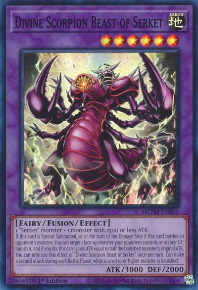 Divine Scorpion Beast of Serket (Super Rare) [MZTM-EN005-SuR]