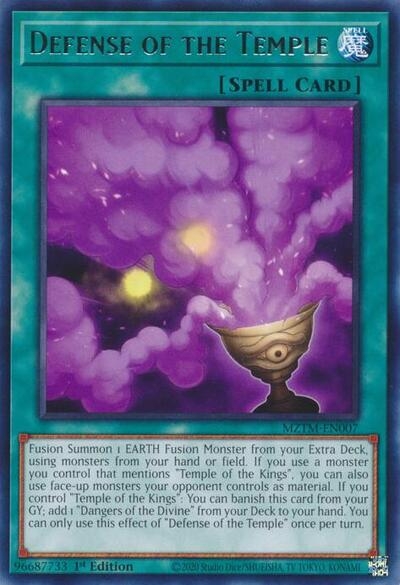 Defense of the Temple (Rare) [MZTM-EN007-R]