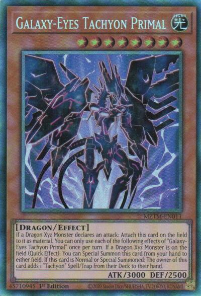 Galaxy-Eyes Tachyon Primal (Collector's Rare) [MZTM-EN011-CR]