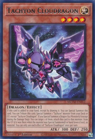 Tachyon Cloudragon (Rare) [MZTM-EN012-R]