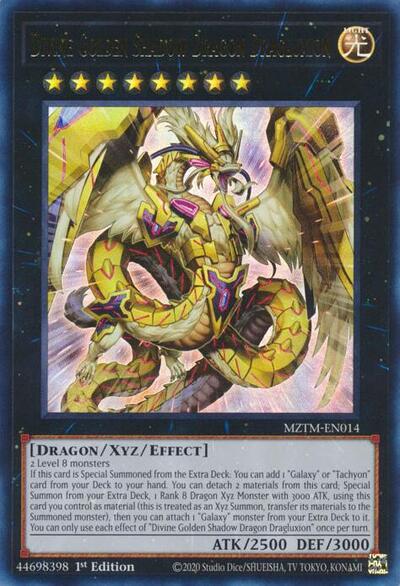 Divine Golden Shadow Dragon Dragluxion (Ultra Rare) [MZTM-EN014-UR]