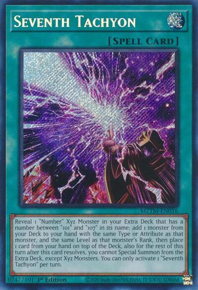 Seventh Tachyon (Secret Rare) [MZTM-EN016-SeR]