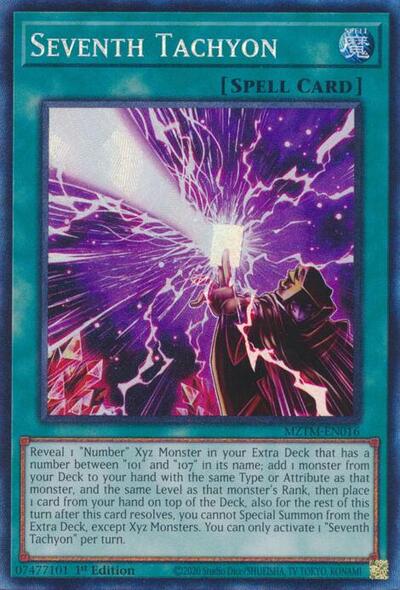 Seventh Tachyon (Collector's Rare) [MZTM-EN016-CR]