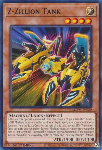 Z-Zillion Tank (Rare) [MZTM-EN020-R]