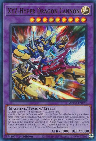 XYZ-Hyper Dragon Cannon (Ultra Rare) [MZTM-EN021-UR]