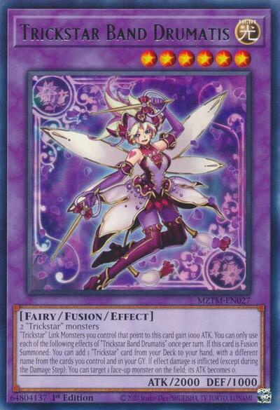 Trickstar Band Drumatis (Rare) [MZTM-EN027-R]