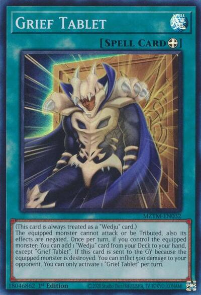 Grief Tablet (Super Rare) [MZTM-EN032-SuR]