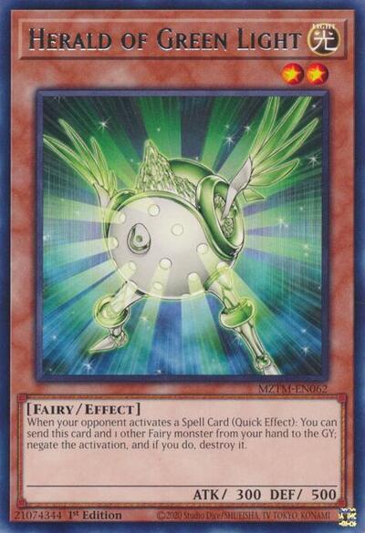 Herald of Green Light (Rare) [MZTM-EN062-R]