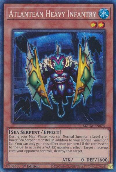 Atlantean Heavy Infantry (Collector's Rare) [MZTM-EN073-CR]