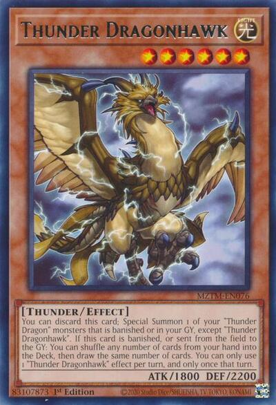 Thunder Dragonhawk (Rare) [MZTM-EN076-R]