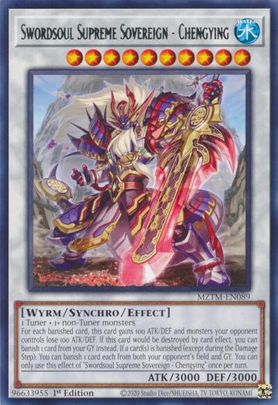 Swordsoul Supreme Sovereign - Chengying (Rare) [MZTM-EN089-R]