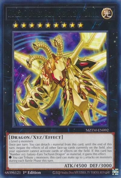 Number C107: Neo Galaxy-Eyes Tachyon Dragon (Rare) [MZTM-EN092-R]