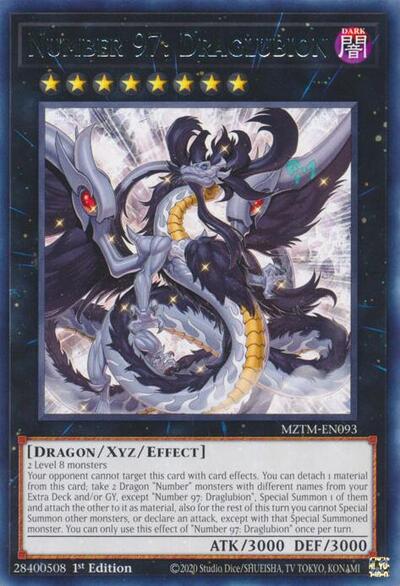 Number 97: Draglubion (Rare) [MZTM-EN093-R]