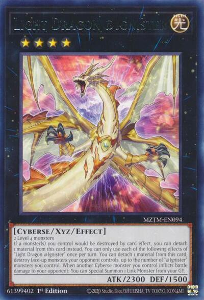 Light Dragon @Ignister (Rare) [MZTM-EN094-R]