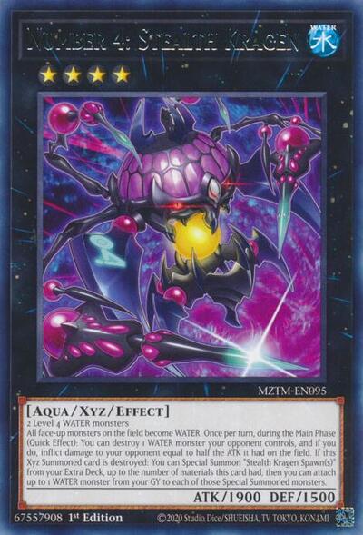 Number 4: Stealth Kragen (Rare) [MZTM-EN095-R]