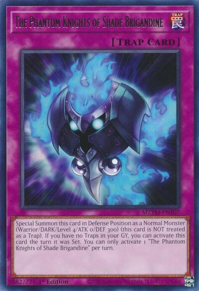 The Phantom Knights of Shade Brigandine (Rare) [MZTM-EN107-R]