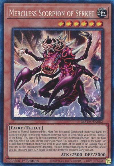 Merciless Scorpion of Serket (Collector's Rare) [MZTM-EN002-CR]