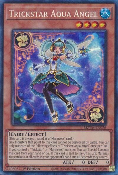 Trickstar Aqua Angel (Collector's Rare) [MZTM-EN026-CR]