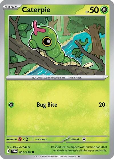 Caterpie - 001/159 (Common) [JTG-001-C]