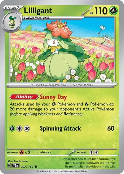 Lilligant - 007/159 (Common) [JTG-007-C]