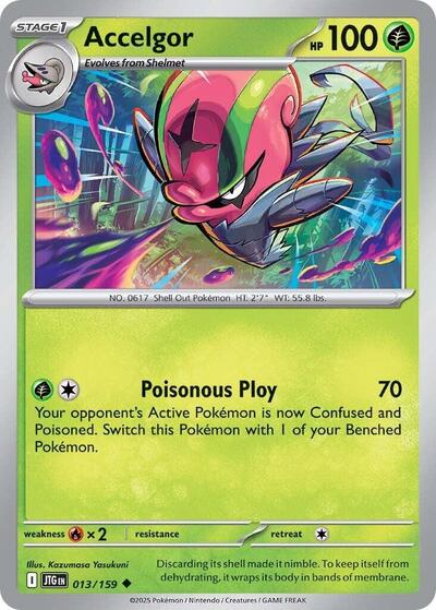 Accelgor - 013/159 (Uncommon) [JTG-013-U]
