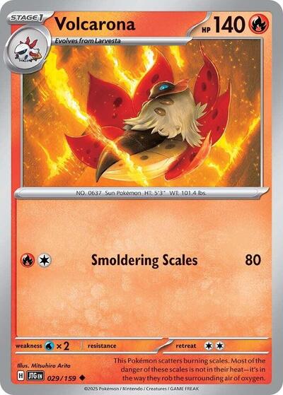 Volcarona - 029/159 (Uncommon) [JTG-029-U]