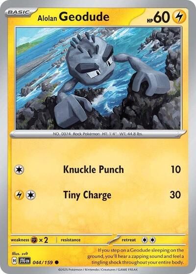 Alolan Geodude - 044/159 (Common) [JTG-044-C]