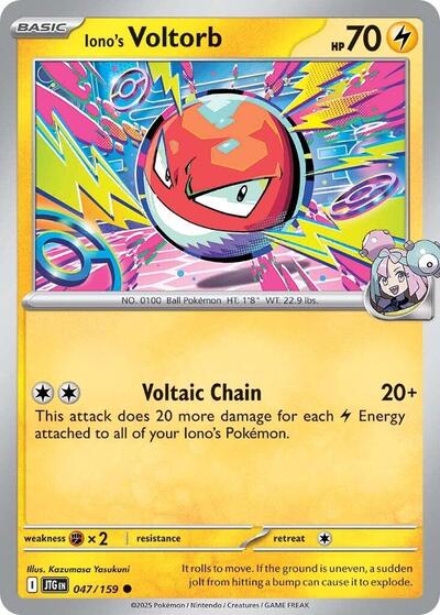 Iono's Voltorb - 047/159 (Common) [JTG-047-C]