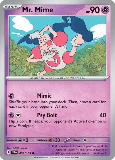 Mr. Mime - 058/159 (Common) [JTG-058-C]