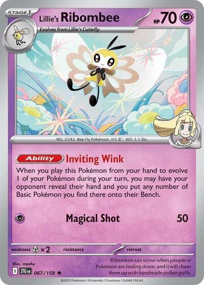 Lillie's Ribombee - 067/159 (Holo Rare) [JTG-067-HR]