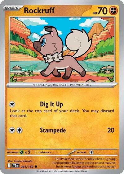 Rockruff - 084/159 (Common) [JTG-084-C]