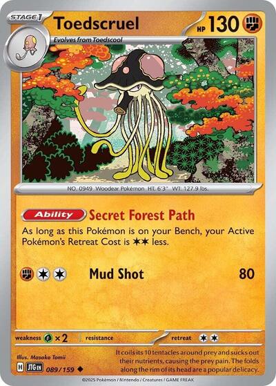 Toedscruel - 089/159 (Uncommon) [JTG-089-U]