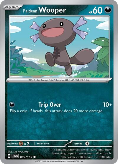 Paldean Wooper - 093/159 (Common) [JTG-093-C]