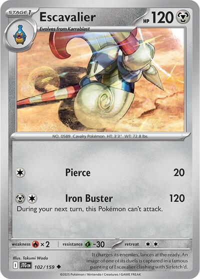 Escavalier - 102/159 (Uncommon) [JTG-102-U]