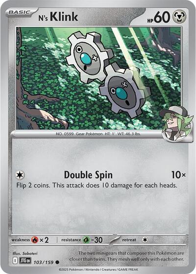 N's Klink - 103/159 (Common) [JTG-103-C]