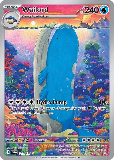 Wailord - 162/159 (Illustration Rare) [JTG-162-IR]